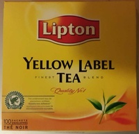 Yellow label tea