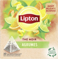 Lipton Thé Noir Agrumes 20 Sachets Pyramid®