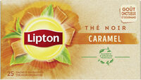Lipton Thé Noir Caramel 25 Sachets 40g
