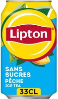 Lipton Ice Tea saveur pêche sans sucres 33 cl