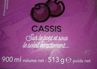 Sorbet cassis