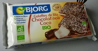 Galettes de riz chocolat noir coco bio