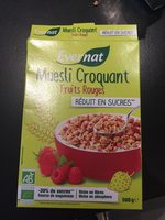 Müesli Croquant Aux Fruits Rouges