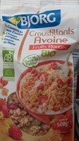 Croustillant Avoine Fruits Rouge Bio