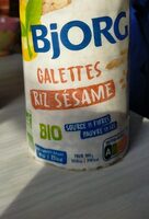 Galette riz sésame