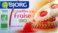 Lunettes à la fraise bio