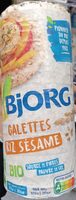 Galettes riz sésame