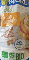 Galettes riz sésame