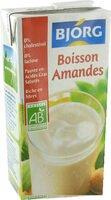 Boisson bio aux amandes