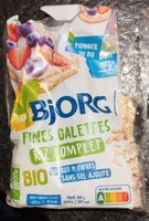 Fines galettes de riz bio