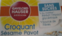 Croquant sesame pavot