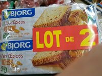Pain d?Epices au miel Bio 2x300 g