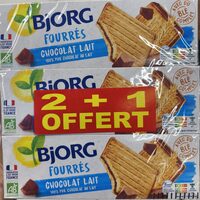 Fourres au chocolat au lait bio