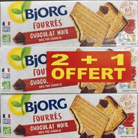 Fourres au chocolat noir bio