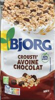 Crousti' Avoine Chocolat