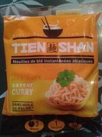 Nouilles de blé instantanées asiatiques saveur curry
