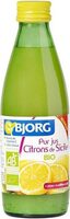 Pur Jus de Citrons de Sicile Bio