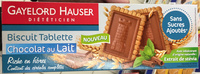 Biscuit tablette chocolat au lait