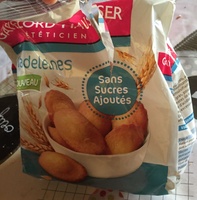 Madeleines Sans Sucres Ajoutés