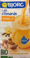 Lait amande vanille