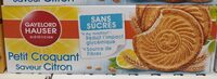 Petit Croquant Citron Sans Sucres