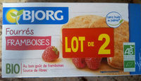 Fourrés framboises BIO les 2 paquets de 175 g