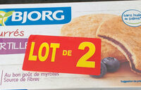Biscuits fourrés myrtilles