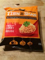 Nouilles instantanées asiatiques Mian Tiao au curry rouge