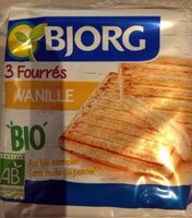 3 Biscuits Fourrés Vanille Bio