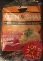 Nouille saveur curry rouge