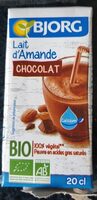 Lait d'amande chocolat