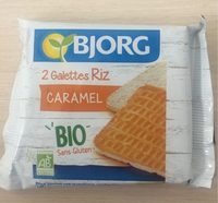 2 Galettes Riz Caramel Bio Sans Gluten