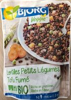 Lentilles Petits Légumes Tofu Fumé