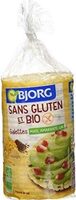 Galettes maïs, amarante, lin bio Sans gluten