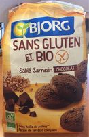 Sablé sarrasin chocolat sans gluten et bio
