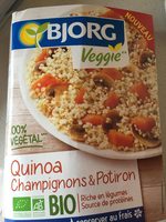 Quinoa champignons potiron