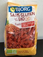 Fusilli 100% lentilles corail