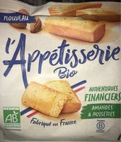 Authentiques financiers amandes et noisettes