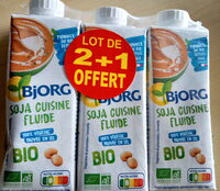 Soja cuisine fluide - lot 2 + 1