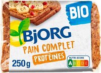 Pain complet protéines