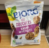 Bouchées Raisins Myrtilles