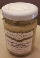 Moutarde à l'orange confite + basilic
