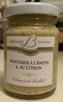 Bernard Loiseau moutarde aneth et citron