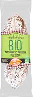 Saucisson sec pur porc bio