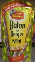 Bâton de Berger Mini Nature (Format Gourmand, 10 Bâtonnets environ)