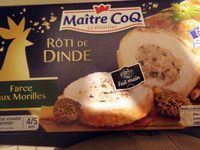 Roti dinde farce morilles