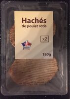 Hachés de poulet rôtis x2