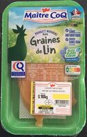 Poulet Nourri aux graines de Lin
