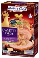 Canette farcie aux figues et au foie gras de canard