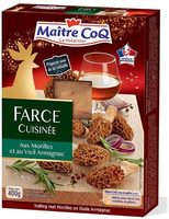 Farce cuisinée aux morilles et au vieil armagnac